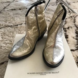 Golden Goose Deluxe Brand Leather Cowboy Boots, 6